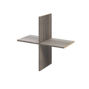 Rafturi, gri stejar, 75 x 75 cm  GoodHome Atomia