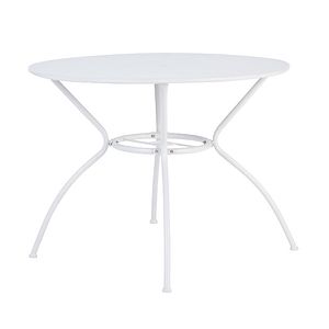 Masa terasa GOODHOME Vernon, 4 locuri, otel, 95 x 72 cm, verde