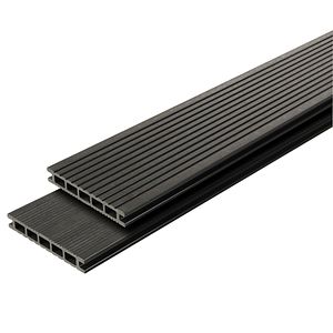 Dusumea pentru terasa KLIKSTROM Premium, 220 x 14.5 x 2.1 cm, WPC, gri antracit