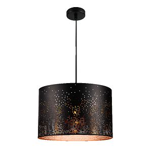 Lustra tip pendul, Negru, 42 W, 1 x E27  GoodHome Senecaz