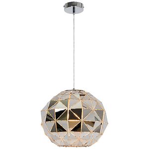 Lustra tip pendul, Argintiu, 28 W, 1 x E27  GoodHome Edasich