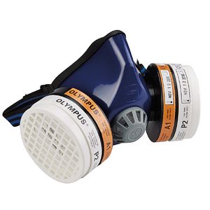 Semimasca pentru protectia fetei cu filtru SITE, A1P2, marime universala, albastru