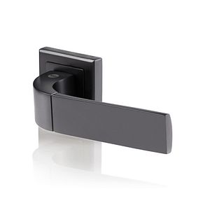 Set manere, rozete cheie incluse, aluminiu, negru, usi de interior  Yale Bologna