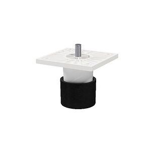 Picioare reglabile, joase, albe, plastic  GoodHome Atomia