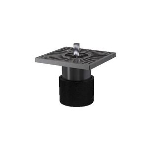 Picioare reglabile, joase, dresing, gri, plastic  GoodHome Atomia