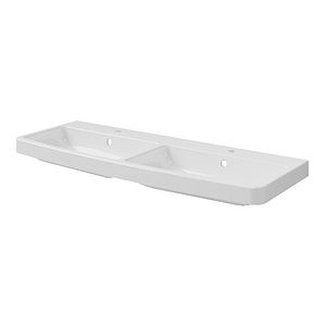 Lavoar GOODHOME, rasina, alb, 120.5x13.2x46.9 cm