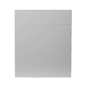 Front usa sertar GOODHOME Balsamita, PAL, 59.7 x 71.5 x 1.6 cm, gri