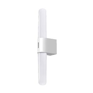 Aplica LED Nemby, 900lm, 9W, 4000K, IP44, argintiu