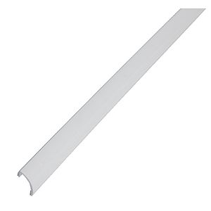 Profil baie curbat PVC, 13 mm, alb autoadeziv
