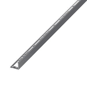Profil drept, 12.5 mm, aluminiu, gri inchis