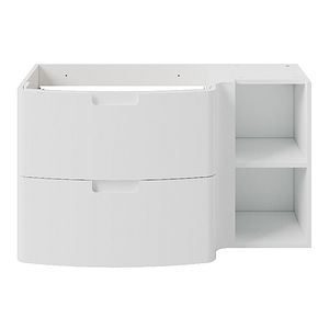 Masca pentru baie suspendata GOODGOME Himalia, 105 x 60 x 45 cm, PAL si MDF, alb
