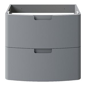 Masca pentru lavoar GOODHOME Himalia, 70 x 60 x 45 cm, PAL si MDF, gri mat