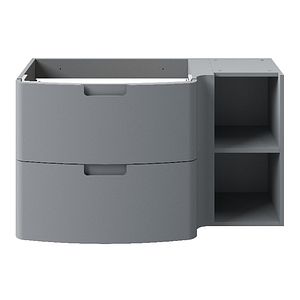 Masca lavoar GoodHome Himalia, suspendata, 105 x 45 x 60 cm, gri
