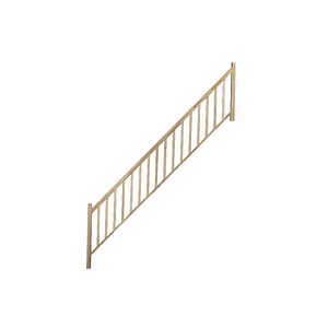 Balustrada fag cu balustri verticali fag Fortia, 360 cm, natur