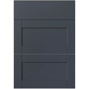 Front usa sertar GOODHOME Ashmead, 49.7 x 71.5 cm, albastru mat