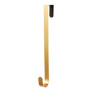 Carlig prindere coronita de Craciun, 37 cm, auriu
