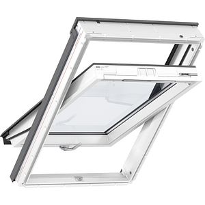 Fereastra mansarda VELUX Basic GLU MK06 0051B, lemn, operare de jos, 78 x 118 cm, alb