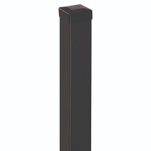 Stalp poarta, negru, 240 x 5 x 5 cm  Polbram