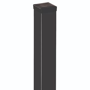 Stalp poarta, negru, 240 x 7 x 7 cm  Polbram