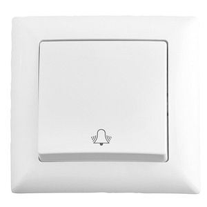 Buton sonerie, 10 A, 220 V, alb Gunsan Visage