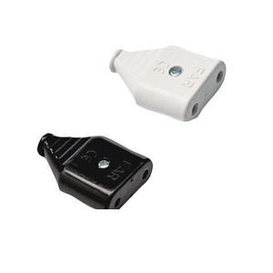 Priza portabila simpla plata 10A, ABS, alb