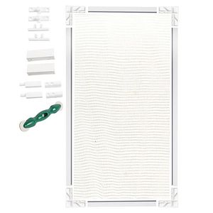 Garnitura plasa insecte Alleymet, 500 cm, alb