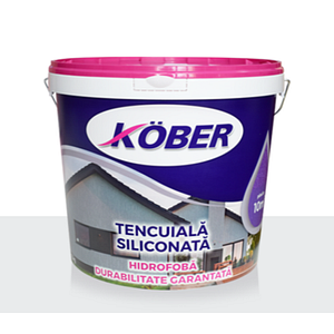 Tencuiala siliconata, 25 Kg, cappuccino  Kober