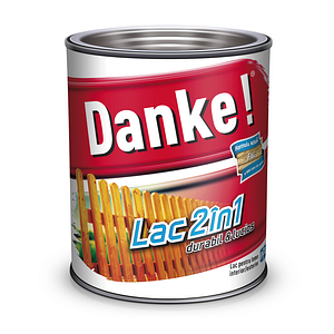 Lac pentru lemn 2 in 1, fag, 0.75 l  Danke