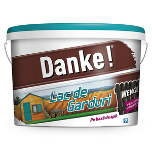 Lac pentru garduri, wenge, 8 L  Danke