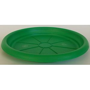 Farfurie ghiveci, rotunda verde, 18 cm  Dalia