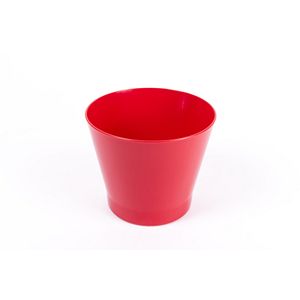 Ghiveci flori HARPLAST Zinnia, plastic, D 9.5 cm, rosu