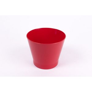 Ghiveci flori HARPLAST Zinnia, plastic, D 14.5 cm, rosu