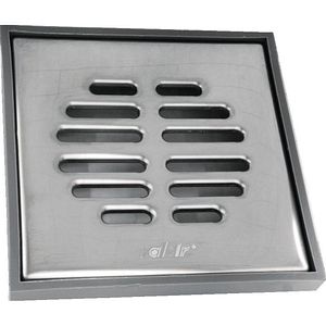 Gratar sifon inox, 140 x 140 mm