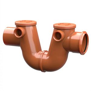 Sifon vizitabil VALROM VALPlast, PVC, D 160 mm