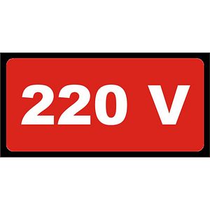 Placuta 'semne avertizare 220v'
