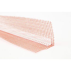 Profil PVC, Coltar cu plasa, 20 x 20 mm, 10 x 10 cm Profeel