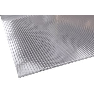 Policarbonat celular, 600 x 210 cm, 4 mm, transparent