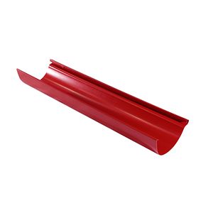Jgheab metalic, rosu, 3 m, diametru 150 mm  Bravo