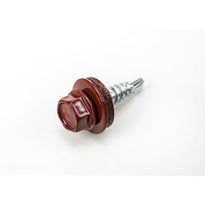 Surub autoforant, 4,8 x 20 mm, RAL 3011, 50 buc Bravo