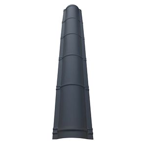 Coama rotunda, RAL structurat 7016, lungime 2 m, grosime 0.5 mm