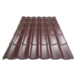 Tigla metalica Smart, maro lucios (RAL 8017), 0.45 mm, 185 x 120 cm, 2.22 mp