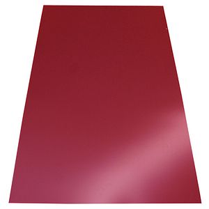 Tabla plana, Rosu, RAL 3011, 0,4 mm x 200 cm x 125 cm Bravo