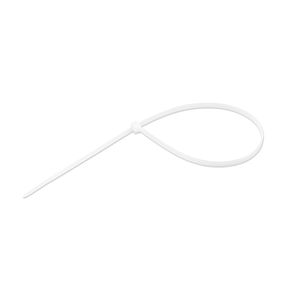 Colier cablu 400X4.8 mm, alb, set