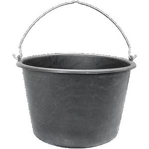 Galeata din plastic, 12 l, negru