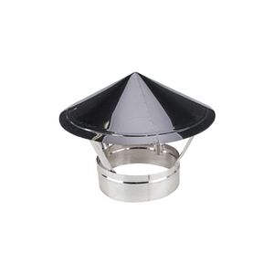 Capac terminal cos de fum, inox, 13 cm diametru  Evotools