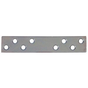 Placa perforata T1, 100 X 20 X 2mm, zincat alb