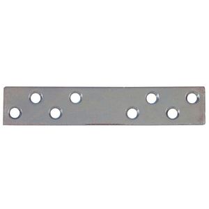 Placa perforata T1, 60 x 20 x 2mm, zincat alb