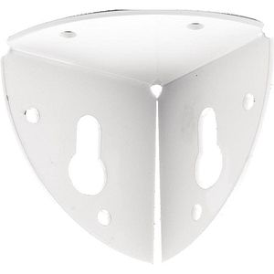 Coltar fixare mobila, 37 x 37 mm, alb