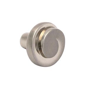 Buton usa stil M4, 29 x 25 mm, metal, argintiu