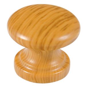 Buton usa stil M4, 32 x 7 mm, plastic, stejar